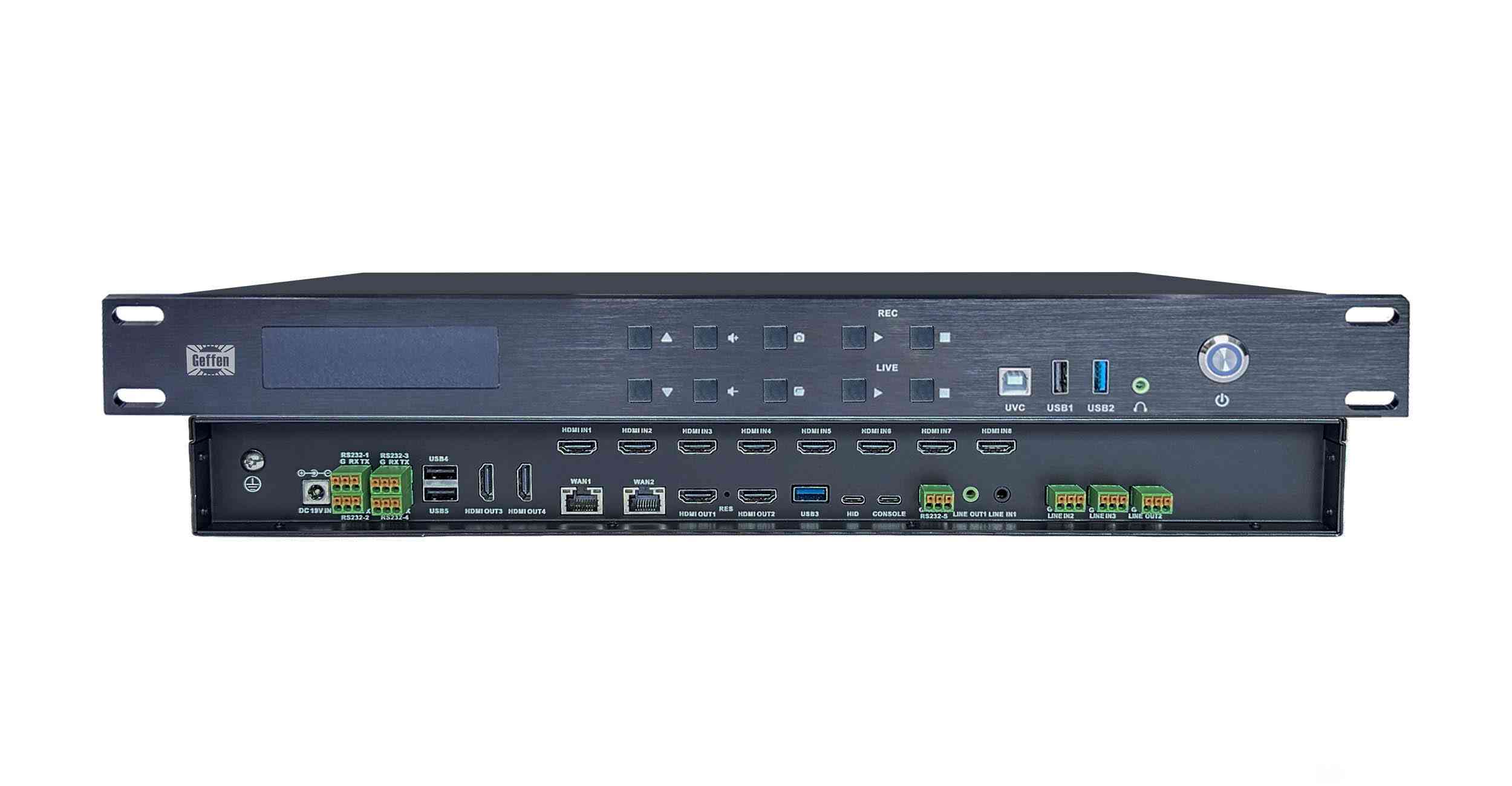 8路HDMI智能高清会议录播系统