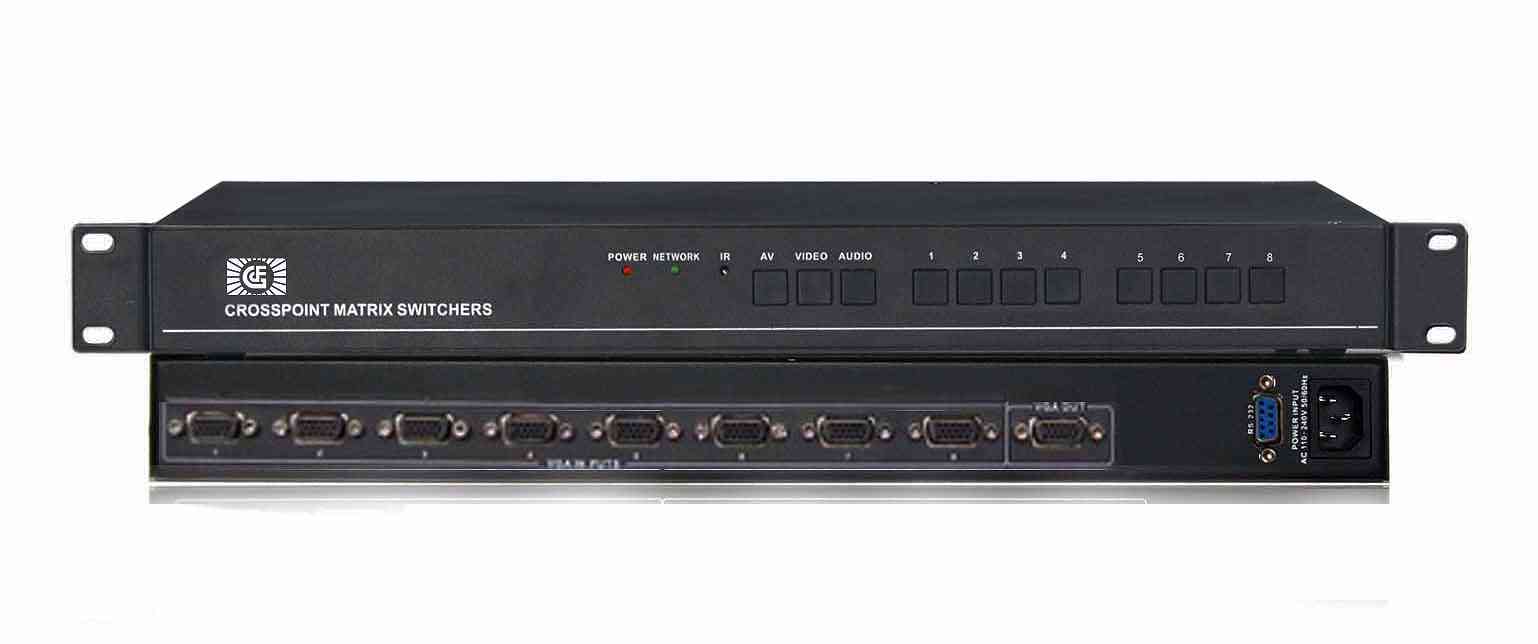 VGA8进1出切换器