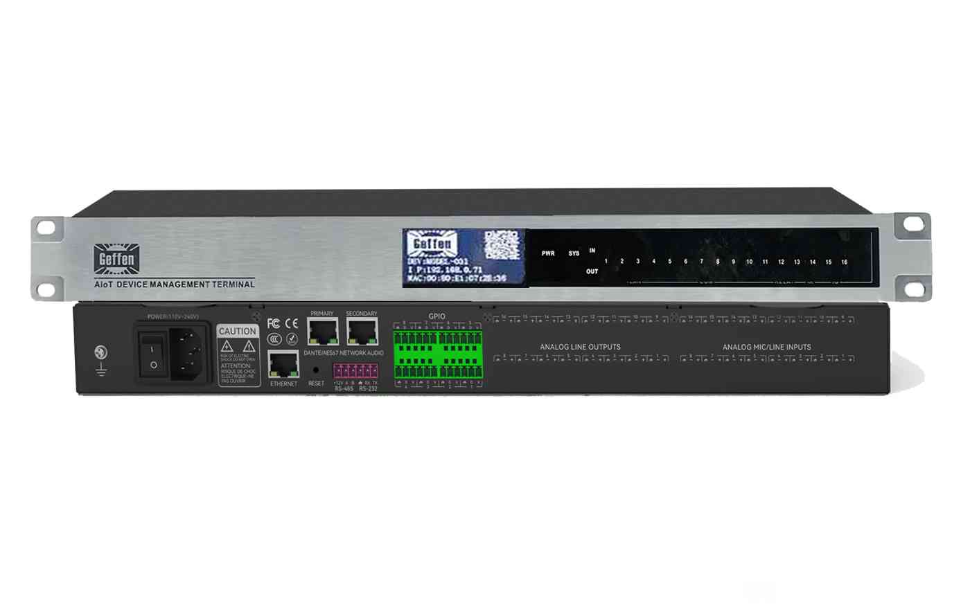 DANTE 64进64出AUDIO音频矩阵