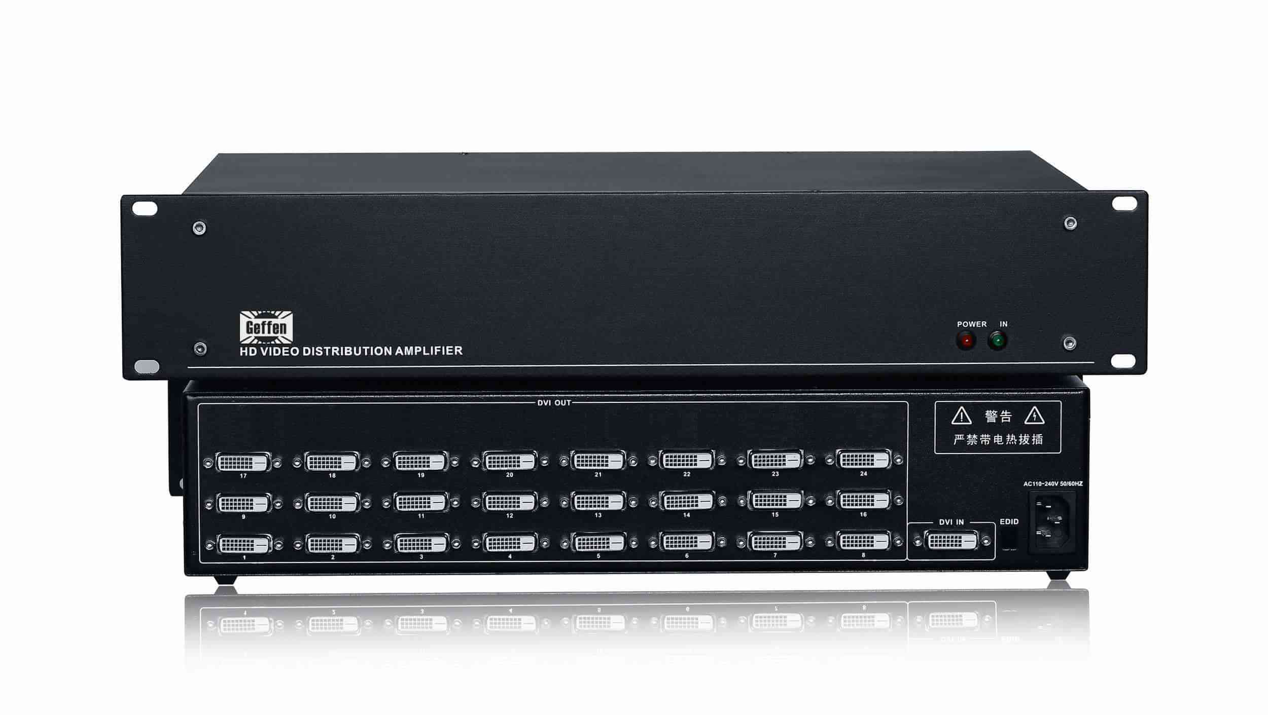 DVI1分24分配器24路分配器