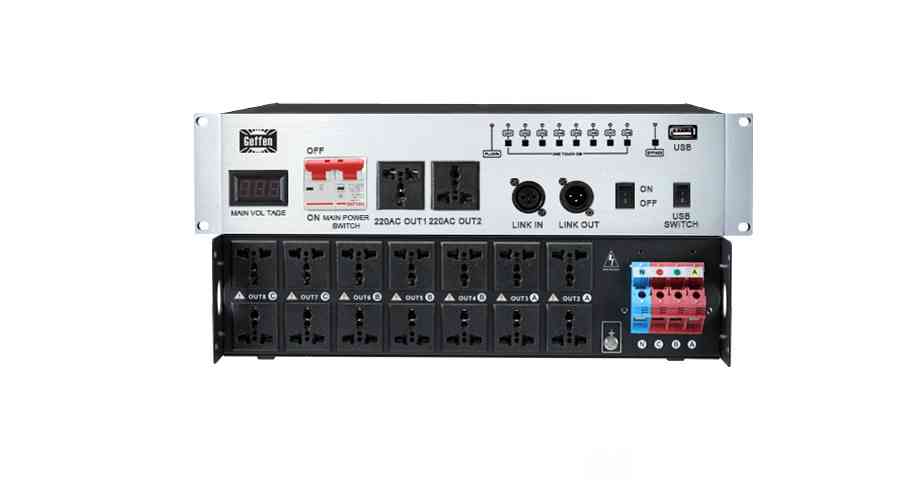 三相五线制大功率电源时序管理器