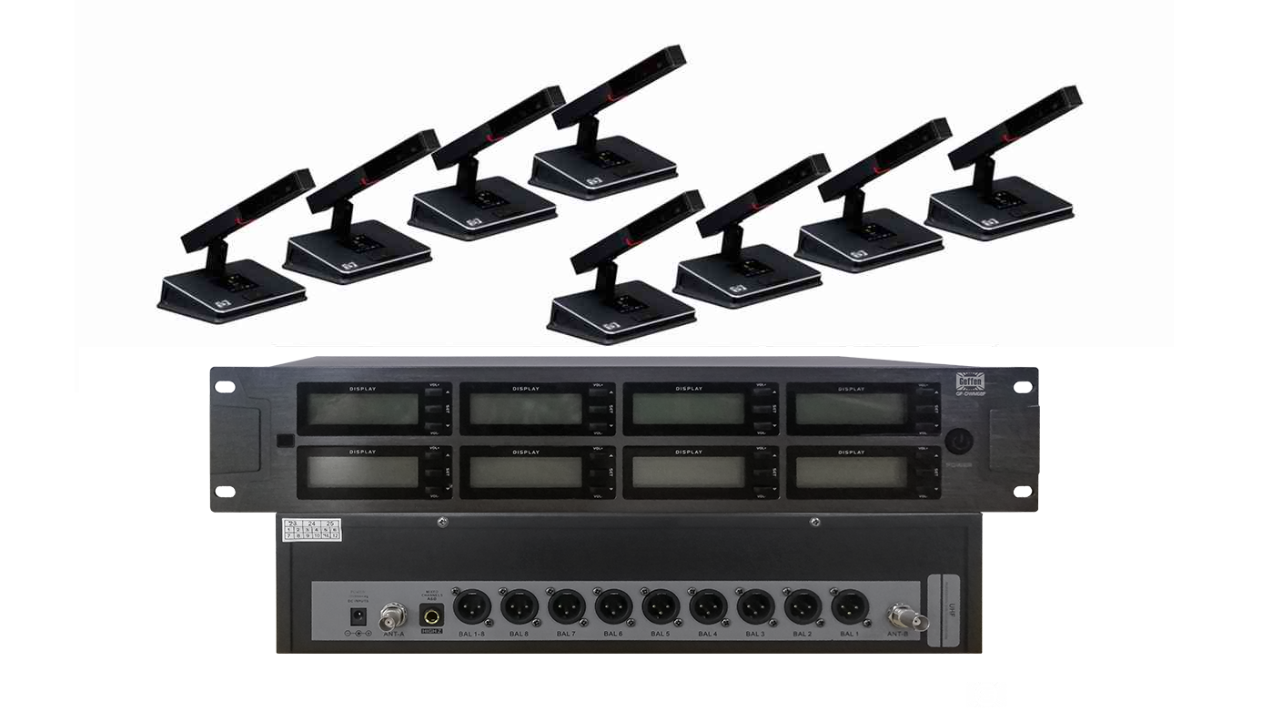 一拖八无线会议系统